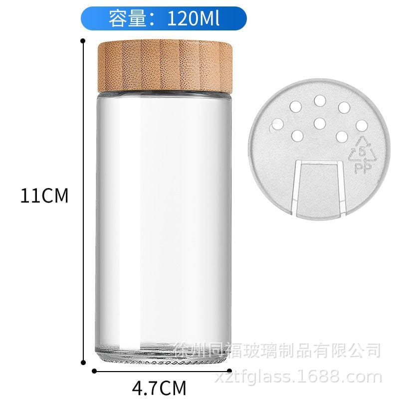 Premium Spice Jars with Bamboo Lids - Image 6