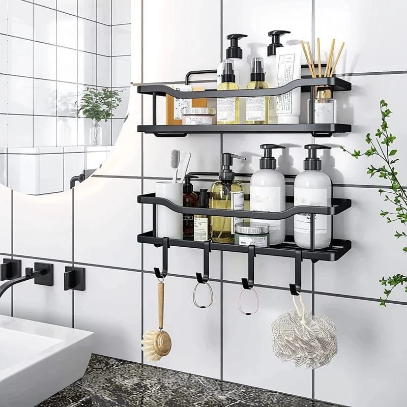 Ultimate Organization Mystozer Black Shower Caddy