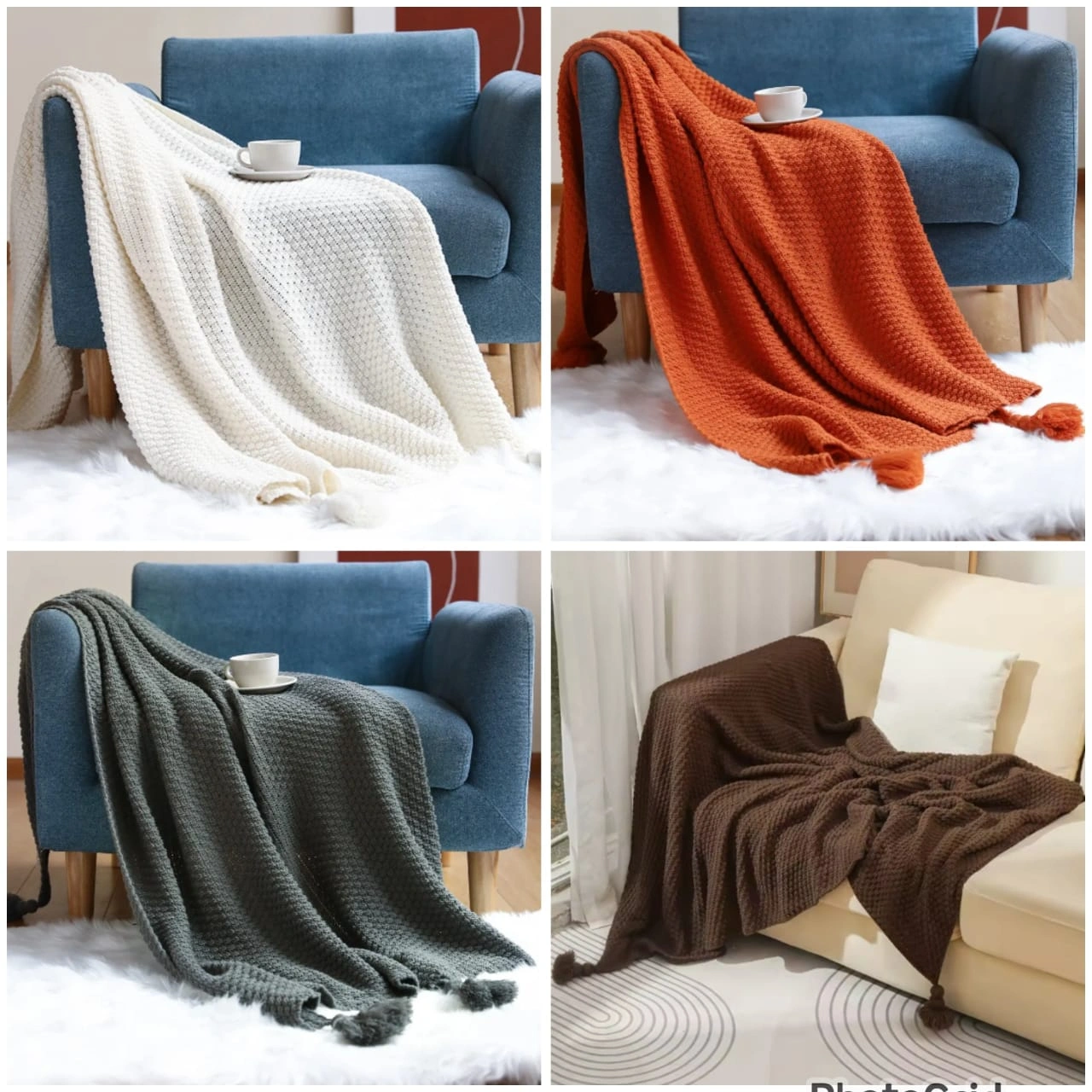 Quality Knitted Throw Blanket