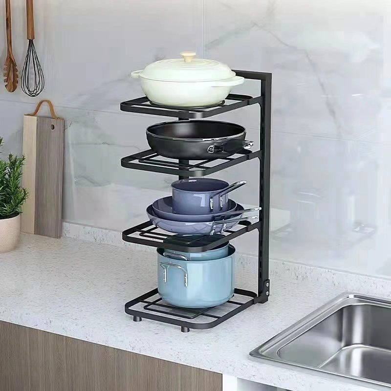 Generic 4 Layer Pot And Storage Rack