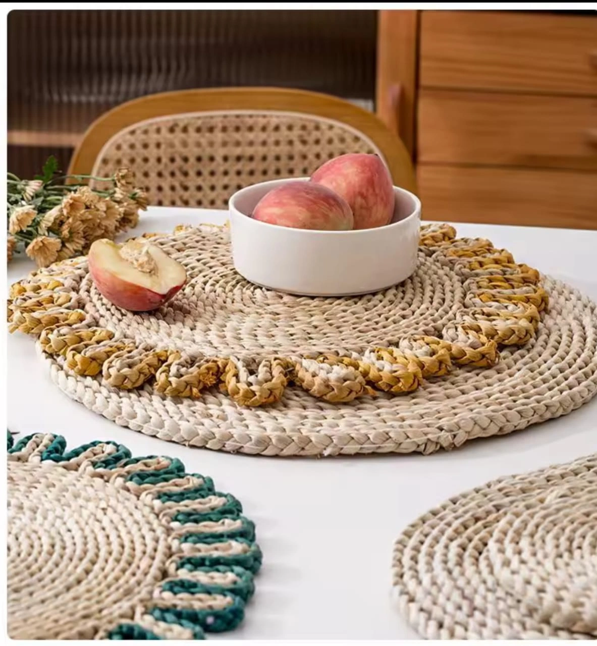 Rattan Place Table Mats 38cm - Image 4